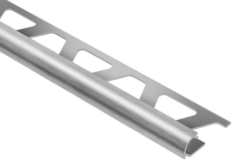 Schluter Rondec Bullnose Trim Aluminum Brush Chrome