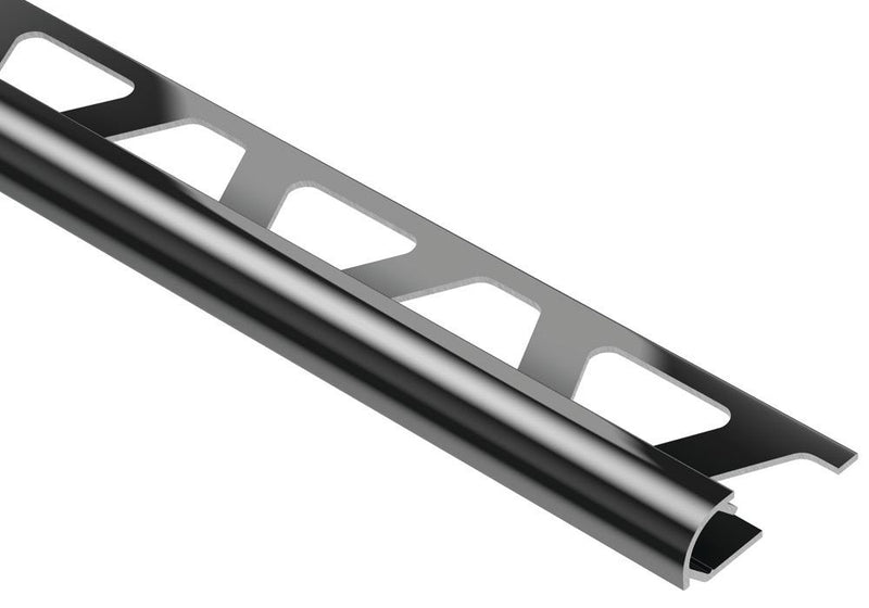 Schluter Rondec Bullnose Trim Aluminum Bright Black