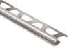 Schluter Rondec Bullnose Trim Aluminum Brush Nickel