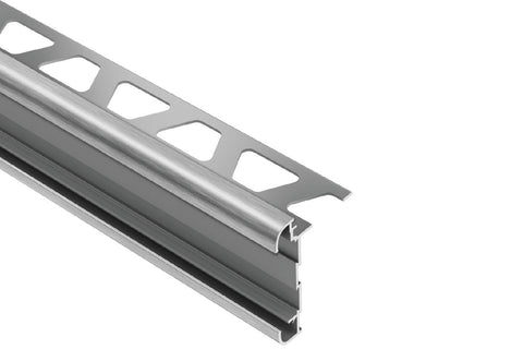 Schluter Rondec-Ct Counter Trim Aluminum Brush Chrome