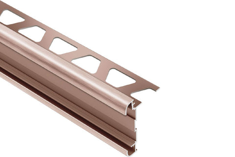 Schluter Rondec-Ct Counter Trim Aluminum Brush Copper