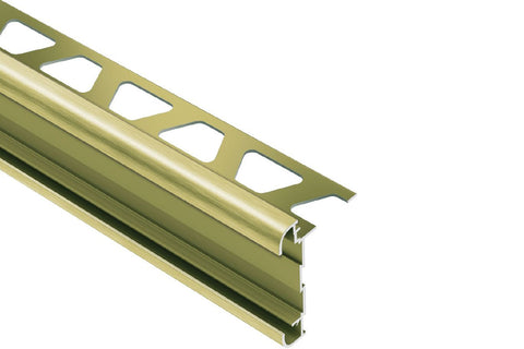 Schluter Rondec-Ct Counter Trim Aluminum Brush Brass