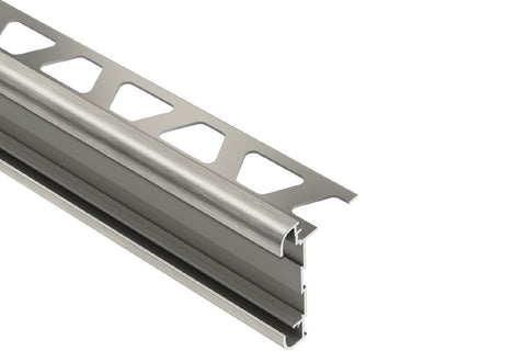 Schluter Rondec-Ct Counter Trim Aluminum Brush Nickel