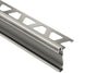Schluter Rondec-Ct Counter Trim Aluminum Brush Nickel
