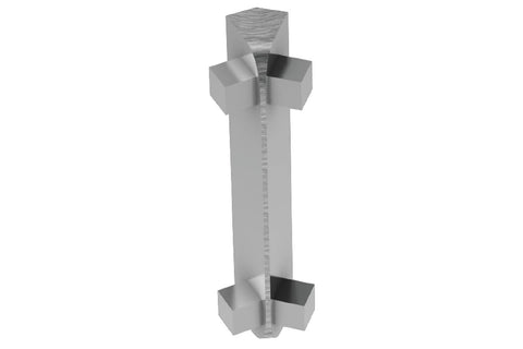 Schluter Rondec-Ct In Corner 135 Aluminum Brush Chrome