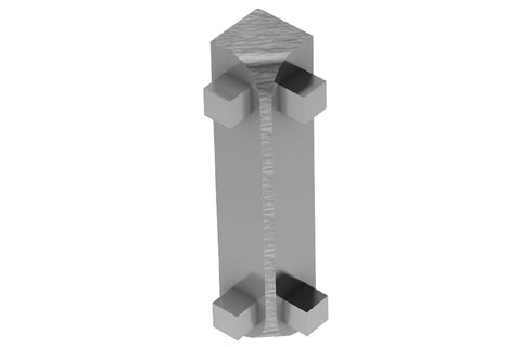 Schluter Rondec-Ct In Corner 90 Aluminum Brush Chrome