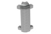 Schluter Rondec-Ct Out Corner 135 Aluminum Brush Chrome