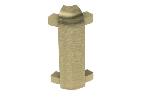 Schluter Rondec-Ct Out Corner 135 Aluminum Brush Brass