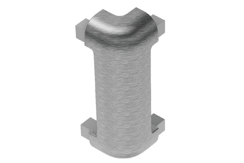 Schluter Rondec-Ct Out Corner 90 Aluminum Brush Chrome