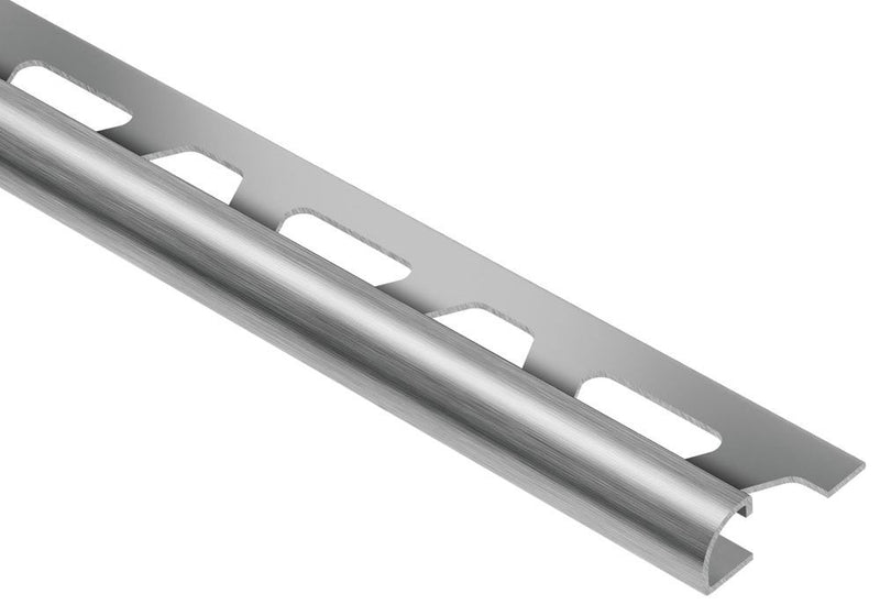 Schluter Rondec Bullnose Trim Brush Stainless Steel