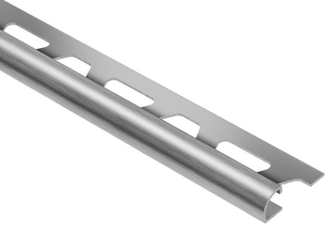 Schluter Rondec Bullnose Trim Brush Stainless Steel