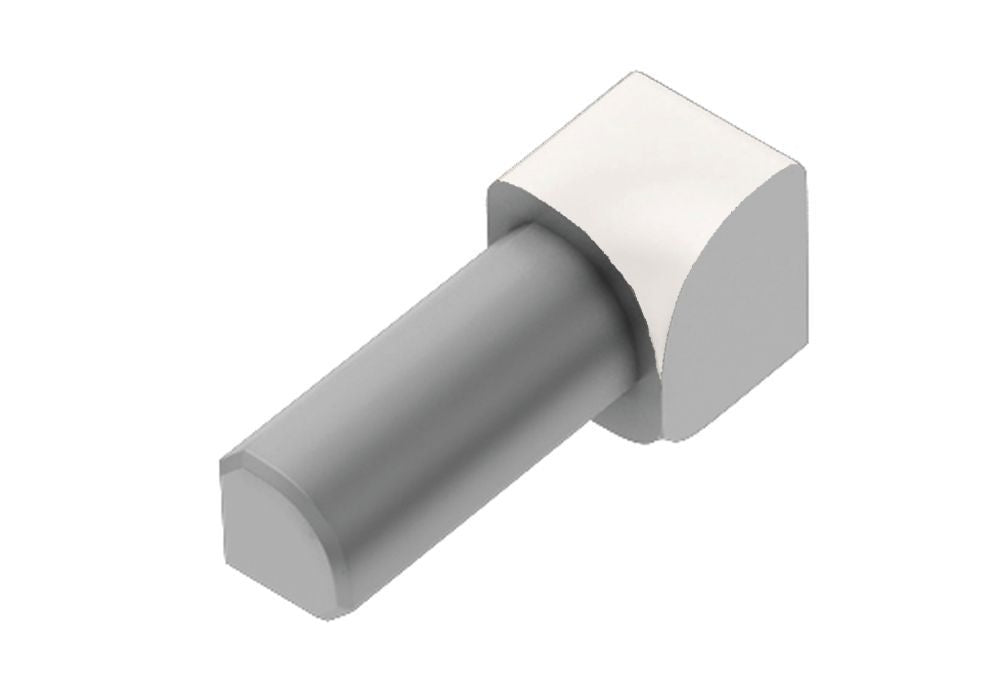thumbnail image 2 of Schluter RONDEC 3/8" Outside Corner Trim - Bright White (ED/RO 100 BW) For Tile 2 of 3
