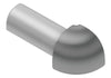Schluter Rondec Out Corner Aluminum Grey