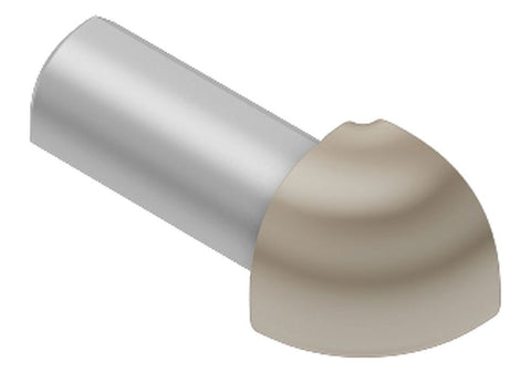 Schluter Rondec Out Corner Aluminum Light Beige