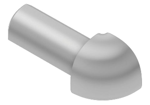 Schluter Rondec Out Corner Aluminum Light Grey