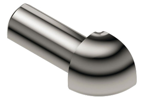 Schluter Rondec Out Corner Aluminum Polish Nickel