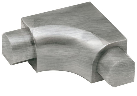 Schluter Rondec Sink Corner Brushed Stainless Steel