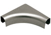 Schluter Rondec 1-1/2" Sink Corner Set Stainless Steel