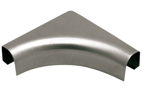 Schluter Rondec 1-1/2" Sink Corner Set Stainless Steel
