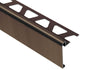 Schluter Rondec-Step-39 Profile Aluminum Antique Bronze