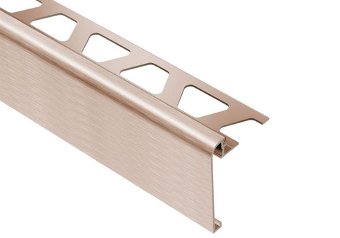 Schluter Rondec-Step-57 Profile Aluminum Brushed Copper