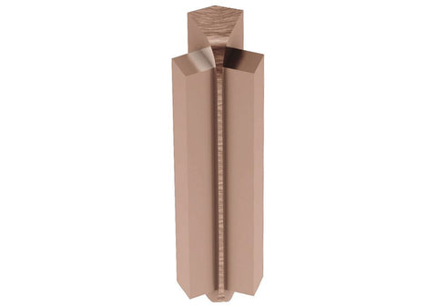 Schluter Rondec-Step-39 In Crn 135 Aluminum Brush Copper