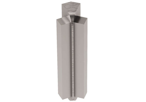 Schluter Rondec-Step-39 In Crn 135 Aluminum Brush Chrome
