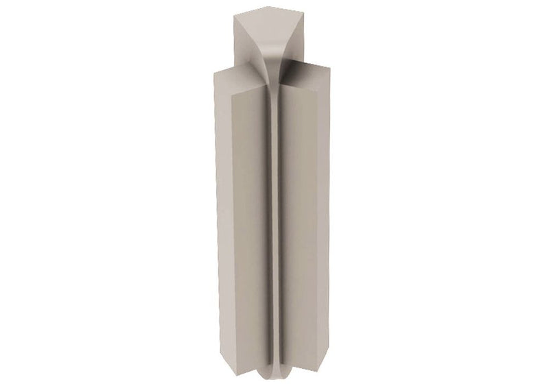 Schluter Rondec-Step-57 In Crn 135 Aluminum Satin Nickel