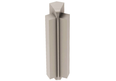 Schluter Rondec-Step-57 In Crn 135 Aluminum Satin Nickel