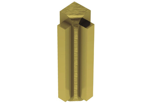 Schluter Rondec-Step-39 In Crn 90 Aluminum Brush Brass