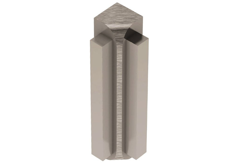 Schluter Rondec-Step-39 In Crn 90 Aluminum Brush Nickel