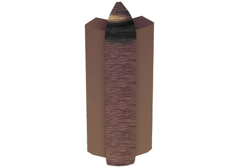 Schluter Rondec-Step-39 Out Crn 135 Aluminum Antique Bronze