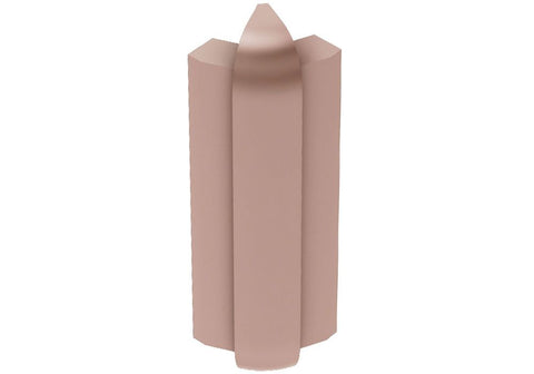 Schluter Rondec-Step-57 Out Crn 135 Aluminum Satin Copper