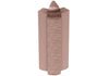 Schluter Rondec-Step-39 Out Crn 135 Aluminum Brushed Copper