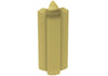 Schluter Rondec-Step-57 Out Crn 135 Aluminum Satin Brass