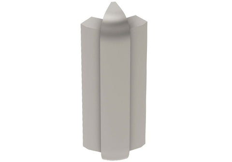 Schluter Rondec-Step-57 Out Crn 135 Aluminum Satin Nickel