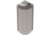 Schluter Rondec-Step-57 Out Crn 90 Aluminum Brushed Chrome