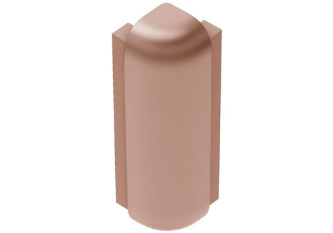 Schluter Rondec-Step-39 Out Crn 90 Aluminum Satin Copper