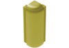 Schluter Rondec-Step-57 Out Crn 90 Aluminum Satin Brass
