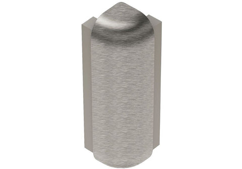 Schluter Rondec-Step-39 Out Crn 90 Aluminum Brushed Nickel