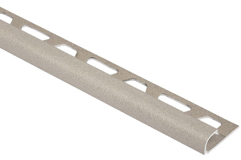 Schluter Rondec Bullnose Trim Aluminum Cream