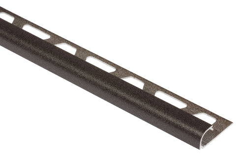 Schluter Rondec Bullnose Trim Aluminum Dark Anthracite