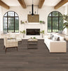 L.W. Mountain Hardwood Georgetown Solid Hand Scraped Oak Villa 4 5/8" Room Scene