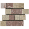Paramount Tile Molo Audace Rosso D'amante 12" x 12" Mosaic