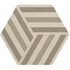 Daltile Bee Hive Hexagon 24x20 Run-Up Warm Blend