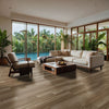 Havenwood Porcelain Tile Collection Saddle Wood - 8"x36" Room Scene