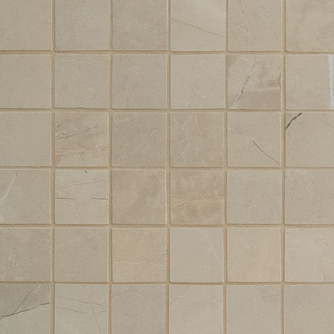 Sande Porcelain Tile Collection Cream - 2"x2" Mosaic Matte