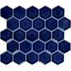Daltile Artefino Jewel Mosaic Framed Hexagon Sapphire