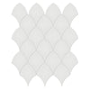 Tile Collection Soho 11x13 Scallop Mosaic Tile Vintage Grey Glossy