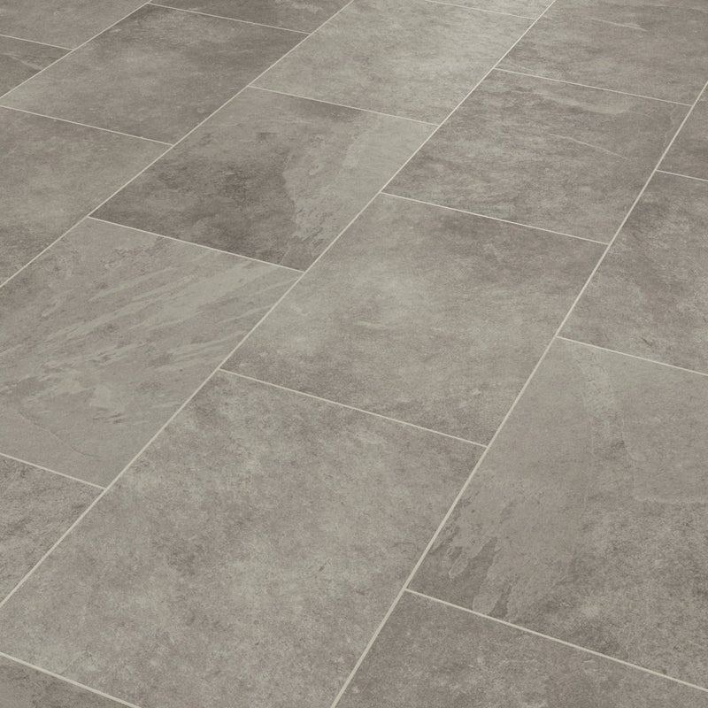 Karndean Luxury Vinyl Knight Tile Rigidcore Grey Riven Slate
